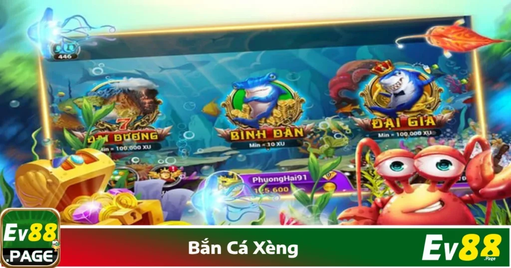 Bắn Cá Xèng EV88 – Giải Trí Hấp Dẫn, Săn Thưởng Cực Lớn 1 ban ca xeng 4