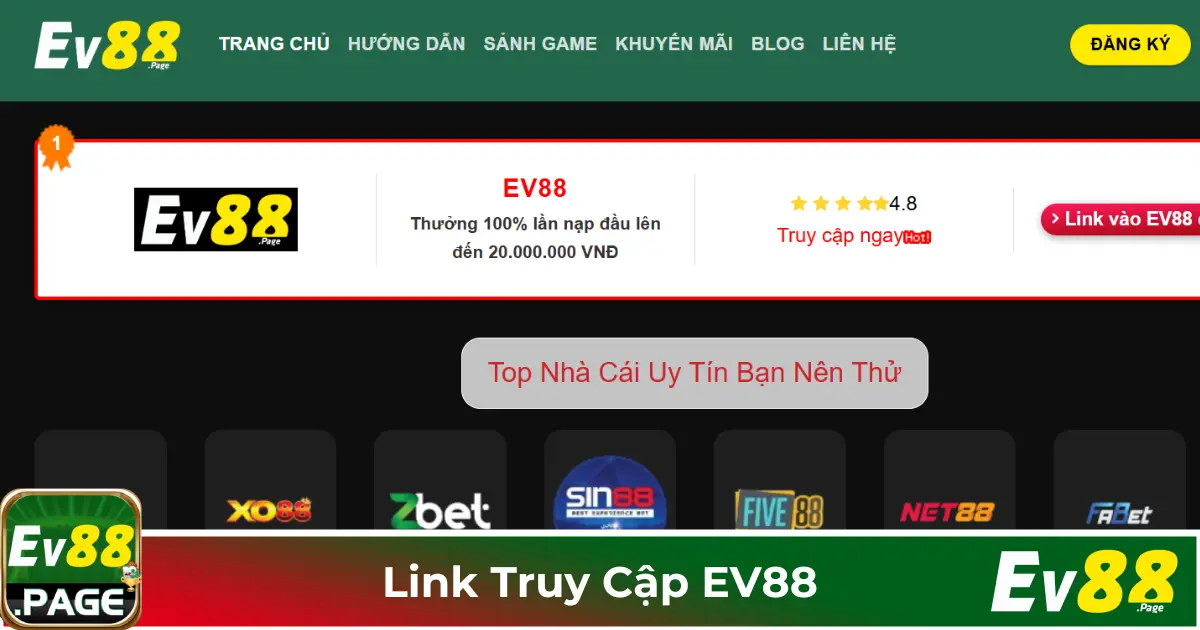 Tại Sao Cần Link Truy Cập Mới Khi Vào EV88?